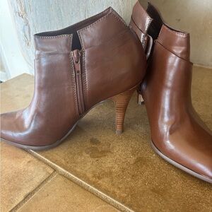 Carlos by Carlos Santana Chestnut Heeled Boots